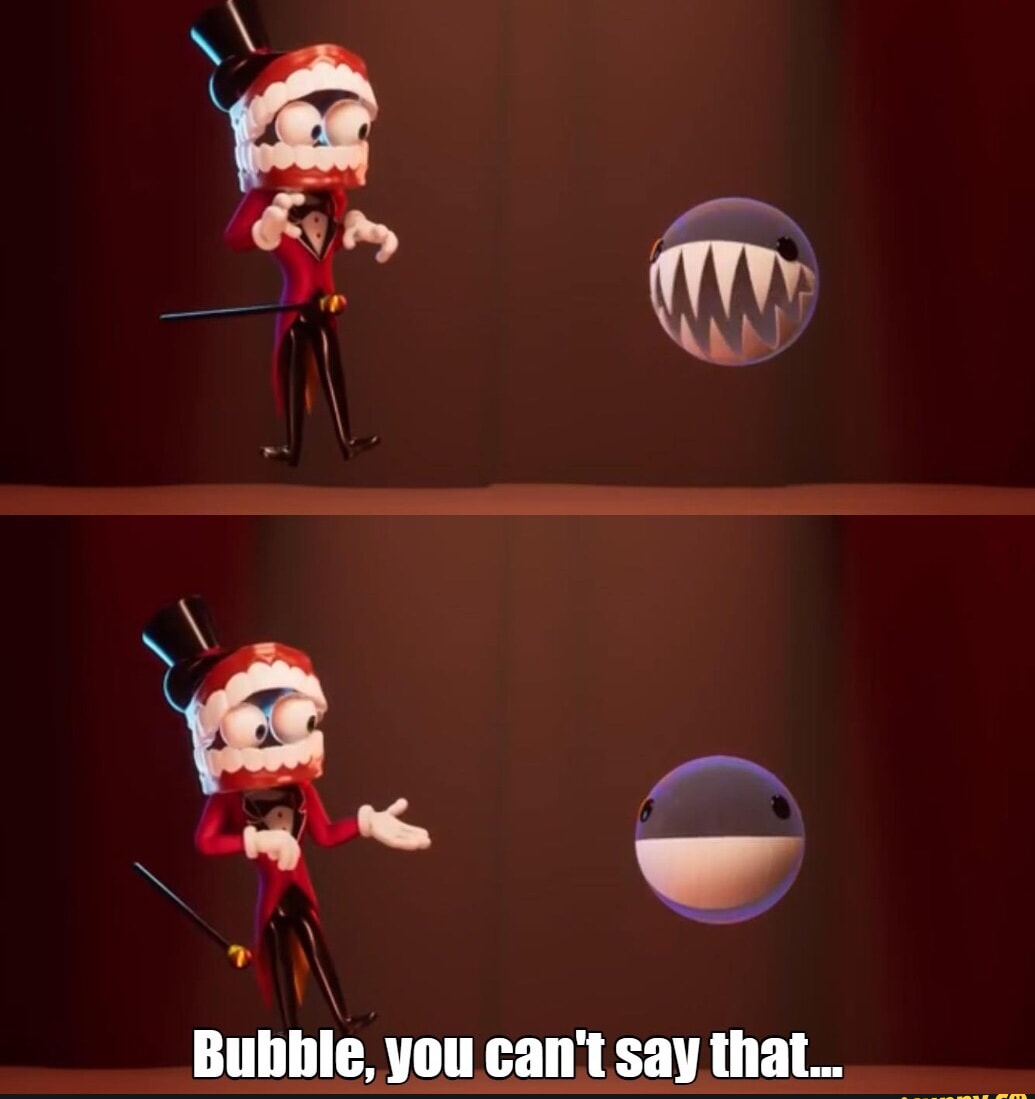 Bubble you can't say that Blank Meme Template