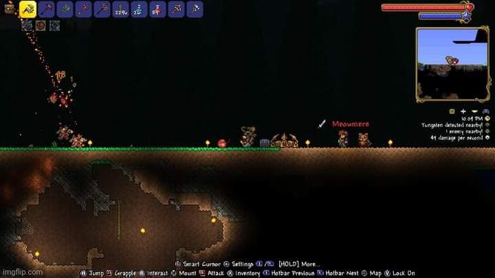 Expert Mode Old One's Army w/ @MeowmereMemes | image tagged in terraria,gaming,video games,nintendo switch,screenshot | made w/ Imgflip meme maker