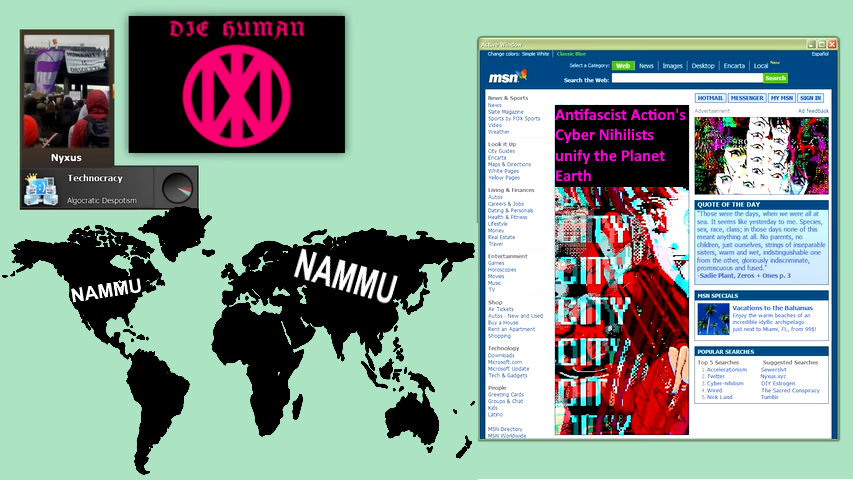 HoI4 TotA NVGC Nyx Land (Nyxus) Cyber Nihilists unify Earth Blank Meme Template