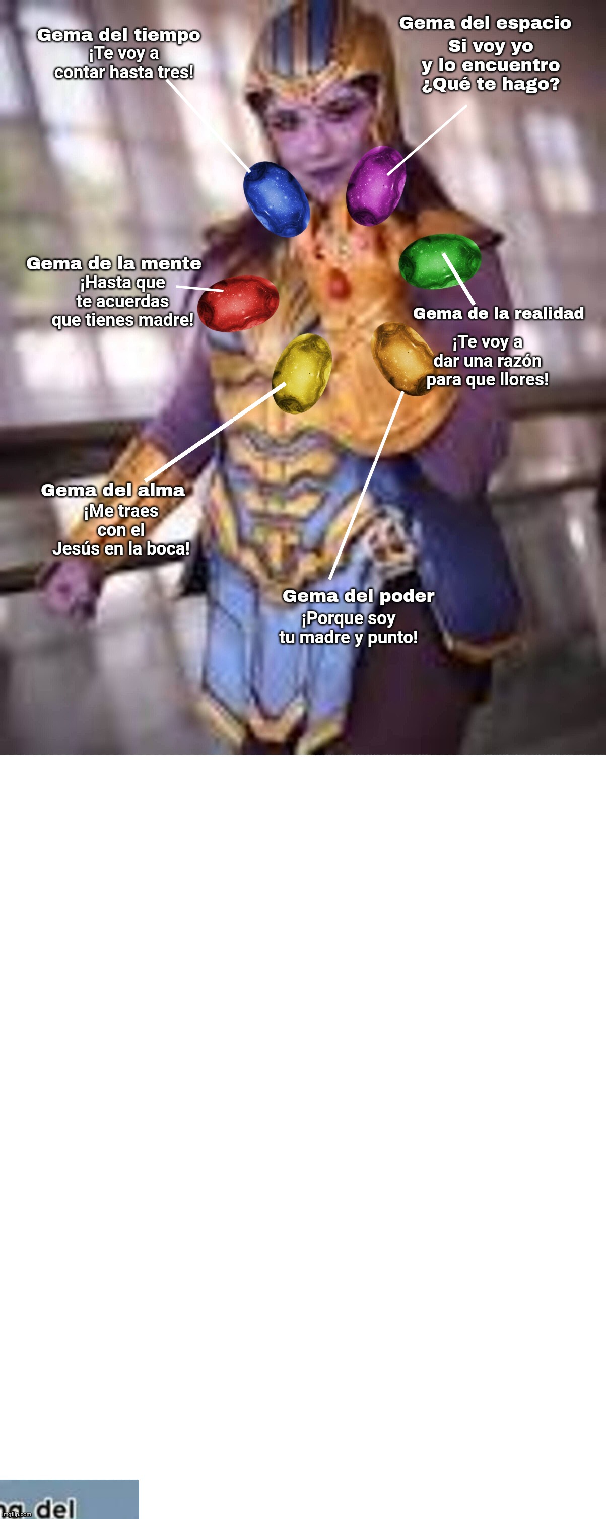 Mamá Thanos Blank Meme Template