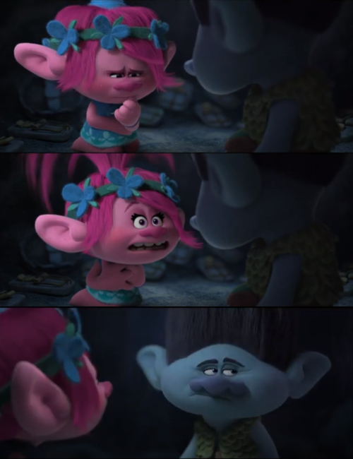 trolls grumpy branch meme Blank Meme Template