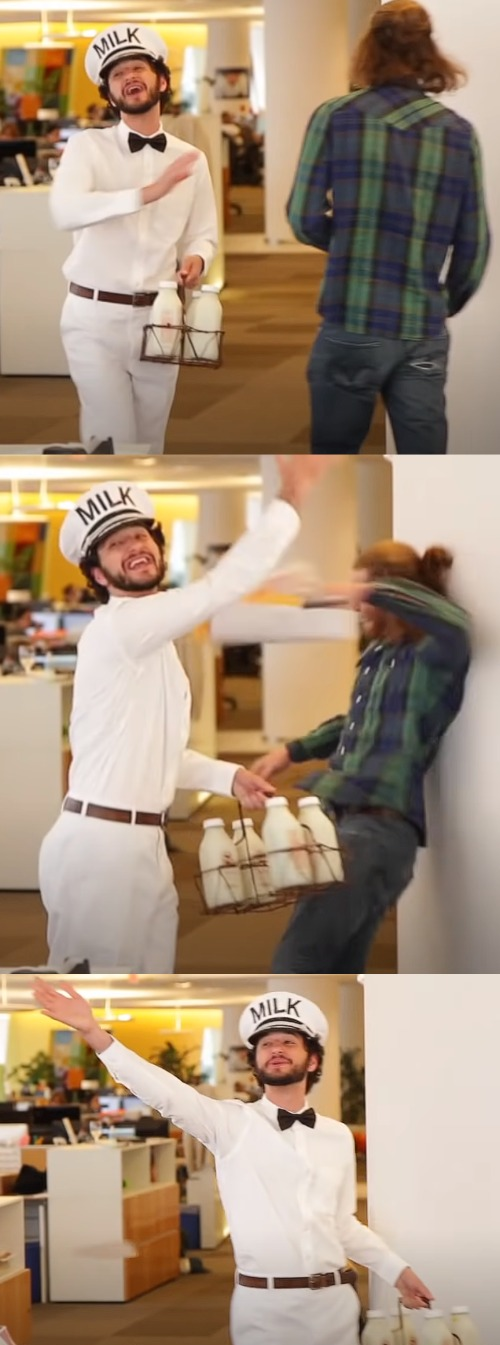 High Quality Milkman Shove Blank Meme Template