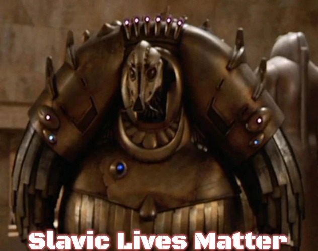 fifthe element armor | Slavic Lives Matter | image tagged in fifthe element armor,slavic | made w/ Imgflip meme maker