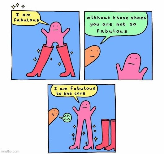 Fashionable boots | image tagged in boots,boot,fashion,shoes,comics,comics/cartoons | made w/ Imgflip meme maker