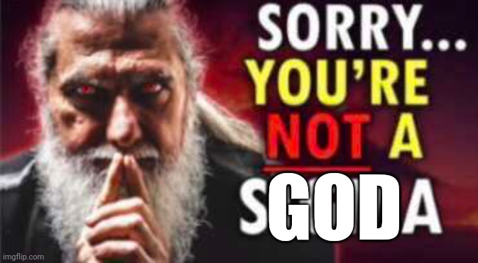 Sorry you’re not a sigma | GOD | image tagged in sorry you re not a sigma | made w/ Imgflip meme maker