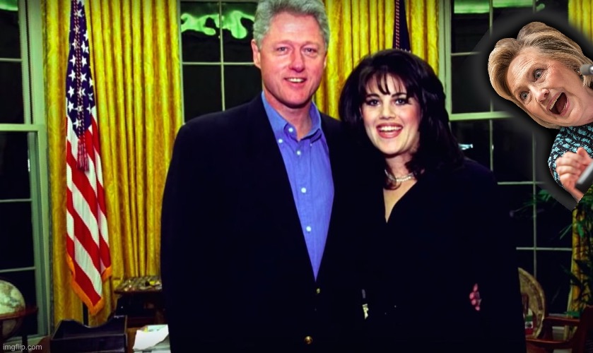Bill Clinton and Monica Lewinsky | image tagged in bill clinton and monica lewinsky | made w/ Imgflip meme maker