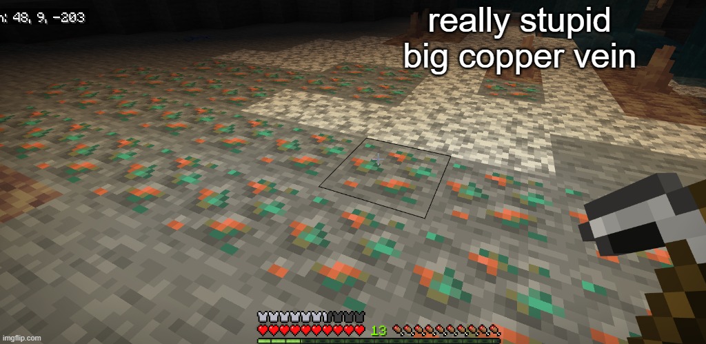 really stupid big copper vein | made w/ Imgflip meme maker