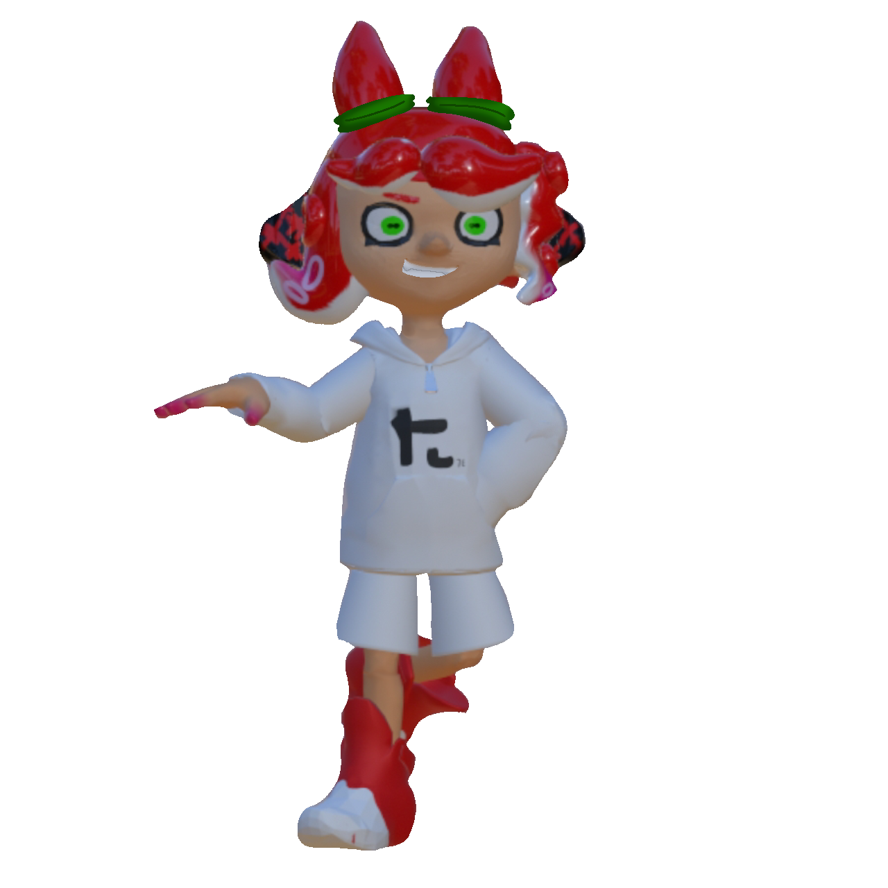 Splatza 3d render Blank Meme Template