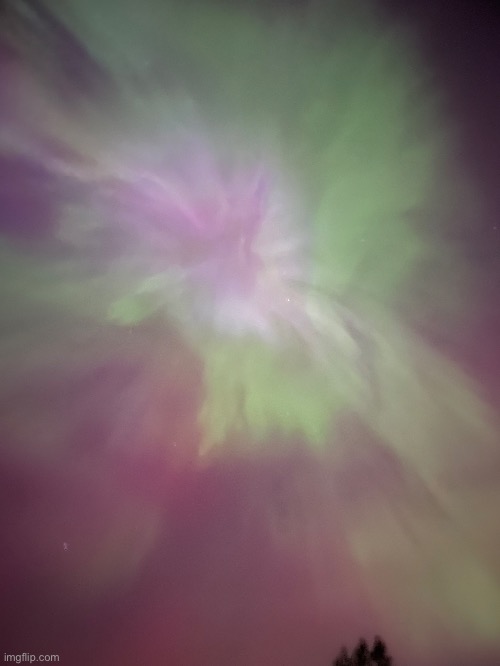 Northern Lights from tonight | made w/ Imgflip meme maker