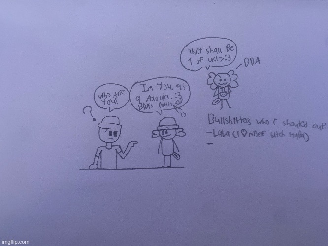 Rate the drawing if 1-10 and if u wanna be in the list then comment “Add me (whatever u call me)” :3 | made w/ Imgflip meme maker