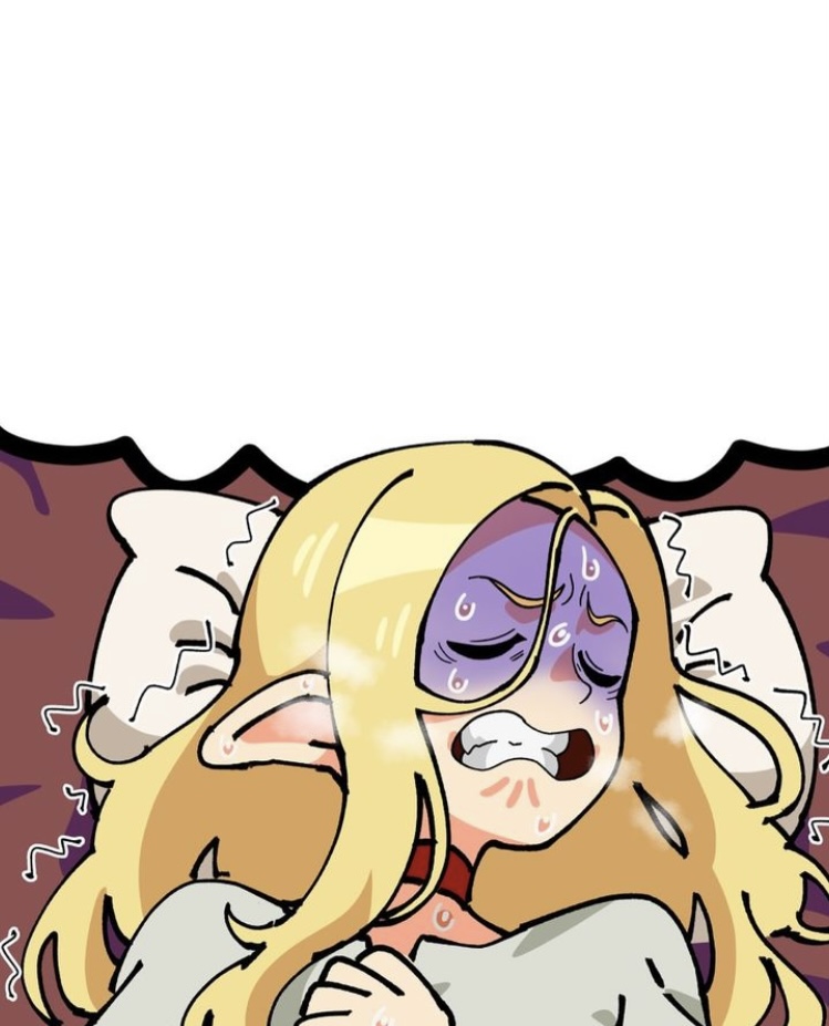 Marcille having a nightmare ( Delicious in Dungeon ) Blank Meme Template