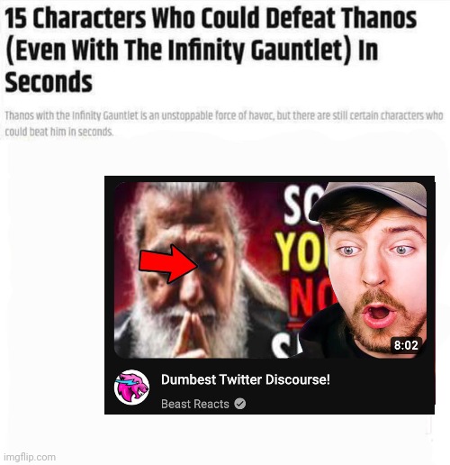 15 characters who could Defeat Thanks in seconds | image tagged in 15 characters who could defeat thanks in seconds | made w/ Imgflip meme maker