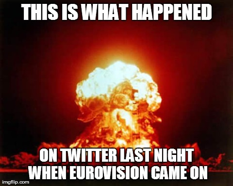 Twitter's a reaction to Eurovision