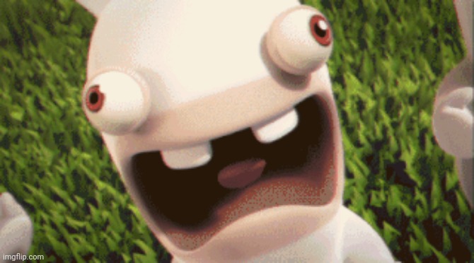 Your Nightmare | image tagged in worst nightmare,nuh uh,rabbids | made w/ Imgflip meme maker