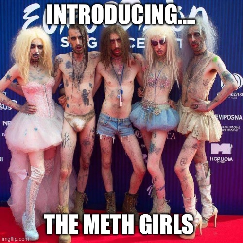 Meth Girls | INTRODUCING…. THE METH GIRLS | image tagged in meth,spice girls,funny memes,funny | made w/ Imgflip meme maker