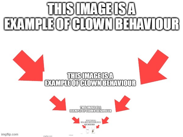 Overkill ig | image tagged in this image is a example of clown behaviour | made w/ Imgflip meme maker