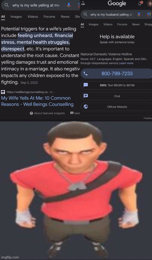 fuck you google | image tagged in scout tf2 staring | made w/ Imgflip meme maker