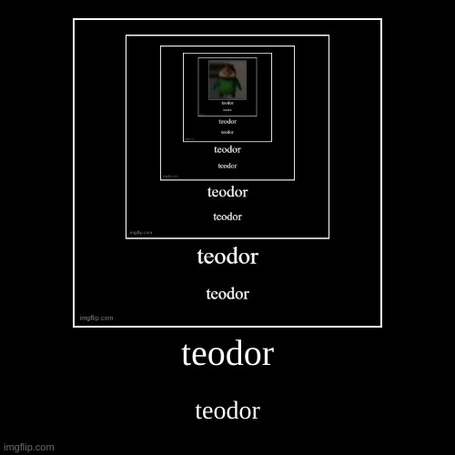 teodor | teodor | image tagged in funny,demotivationals | made w/ Imgflip demotivational maker