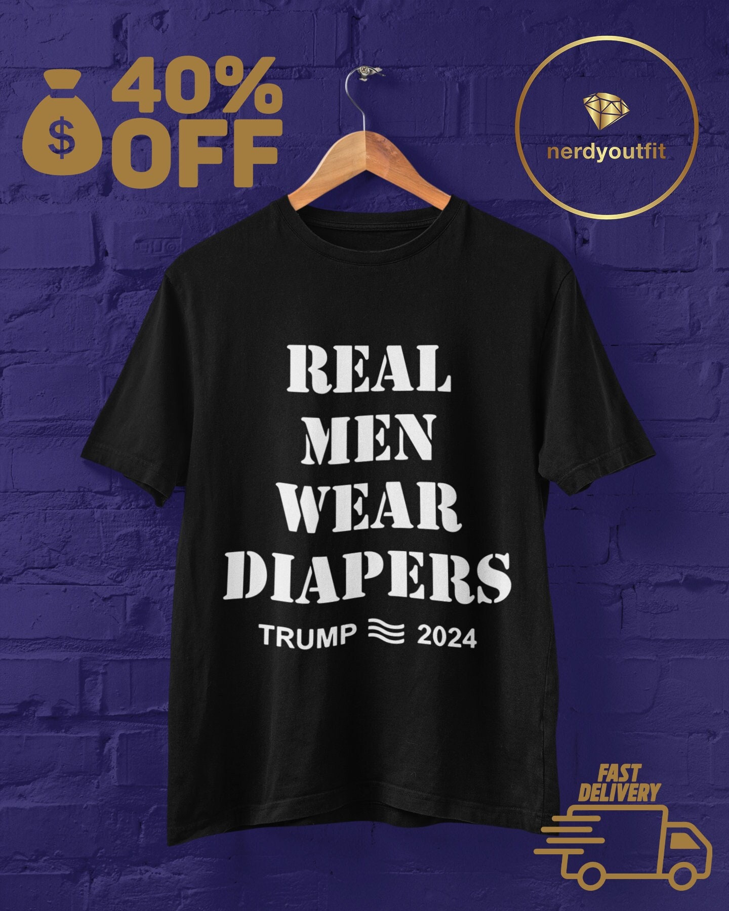 Real MAGA are diapers Blank Meme Template