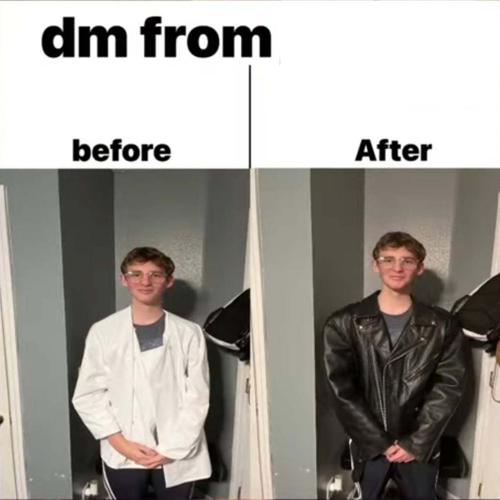 High Quality dm from x Blank Meme Template