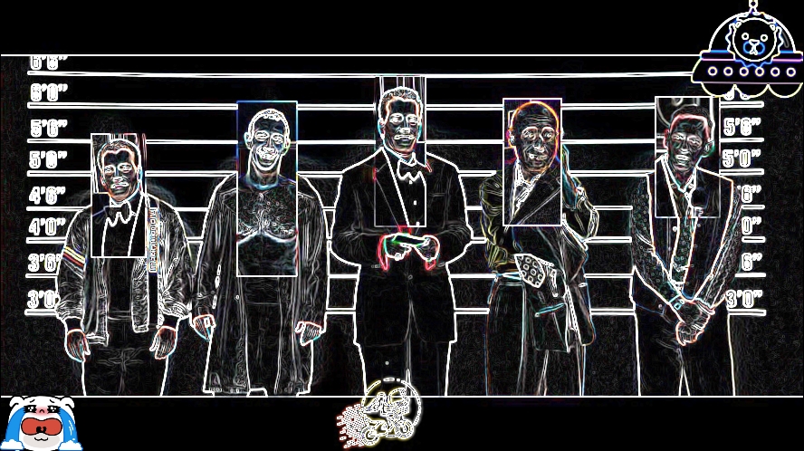 toggling the usual suspects clipart Blank Meme Template