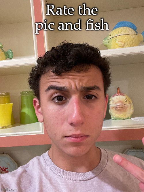 Rate the pic and fish | made w/ Imgflip meme maker