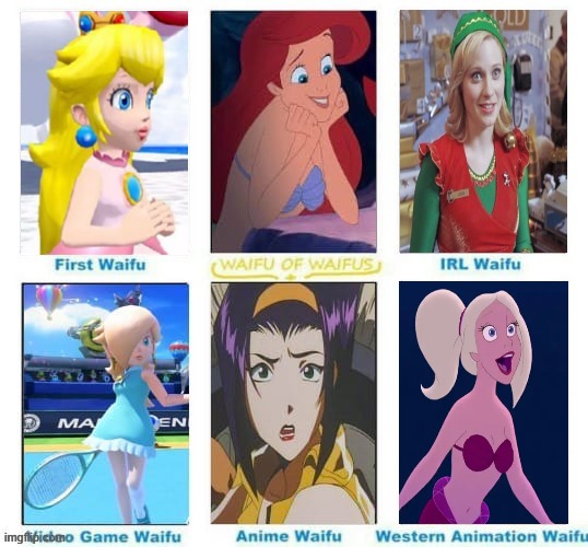 waifu chart Blank Meme Template