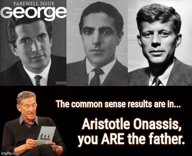 Aristotle Onassis was obviously JFK Jr.'s real father : r/conspiracy