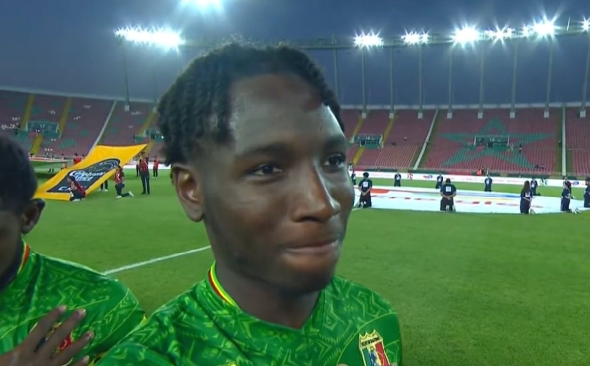 High Quality Malian Footballer Laughing Blank Meme Template