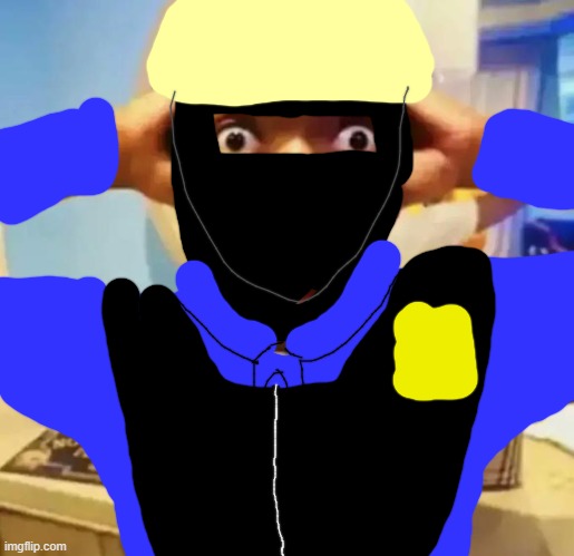 Shocked counterterrorist (give it a caption) | image tagged in shocked black guy,counter strike,gaming,template,no more tags | made w/ Imgflip meme maker