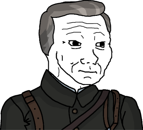 High Quality Wojak OC : James Arthur Anderson Blank Meme Template