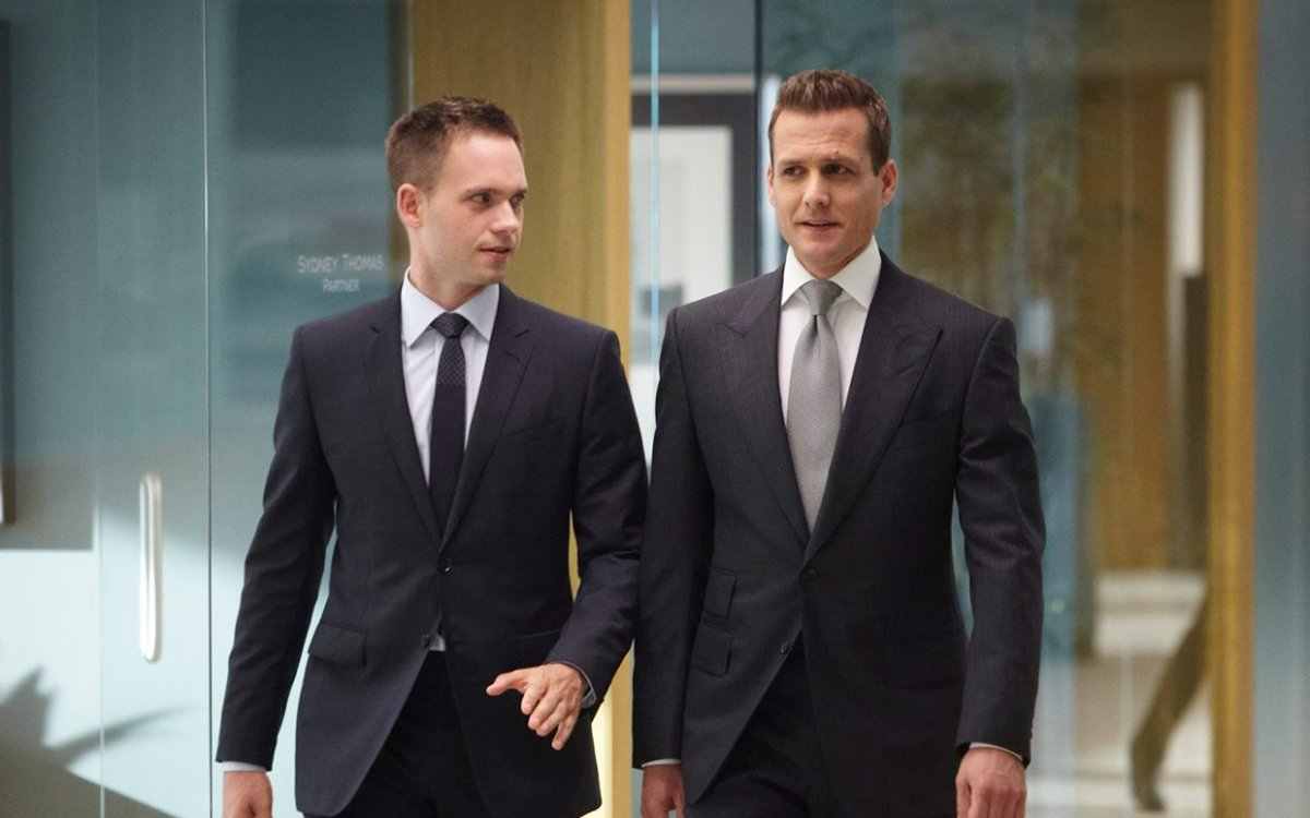 Mike Ross and Harvey specter Blank Meme Template