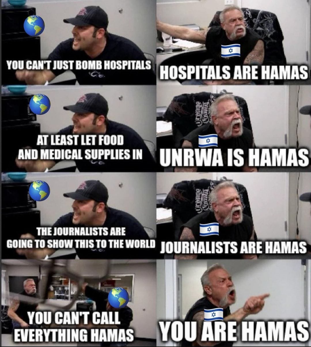 American Chopper Hamas Blank Meme Template