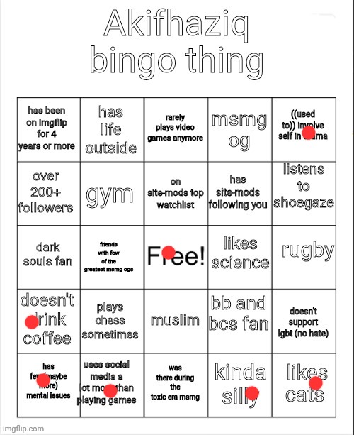 Akifhaziq bingo thing | image tagged in akifhaziq bingo thing | made w/ Imgflip meme maker