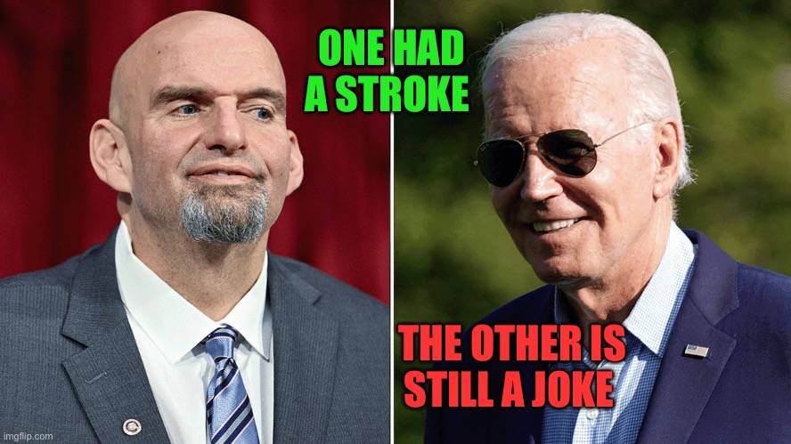 Biden: a joke that’s not funny | ONE HAD A STROKE; THE OTHER IS STILL A JOKE | image tagged in gifs,biden,democrats,sad joe biden,incompetence,dementia | made w/ Imgflip meme maker