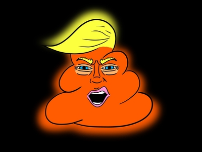 The Orange Turd Blank Meme Template