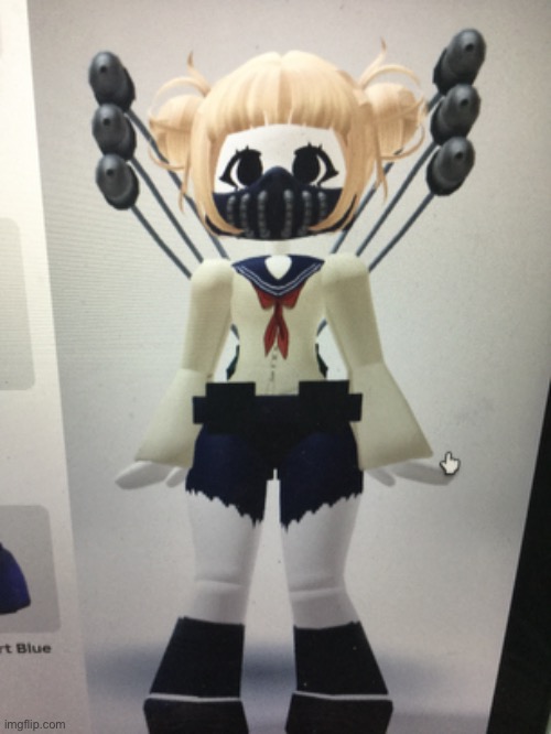 Toga roblox skin | image tagged in mha,roblox | made w/ Imgflip meme maker