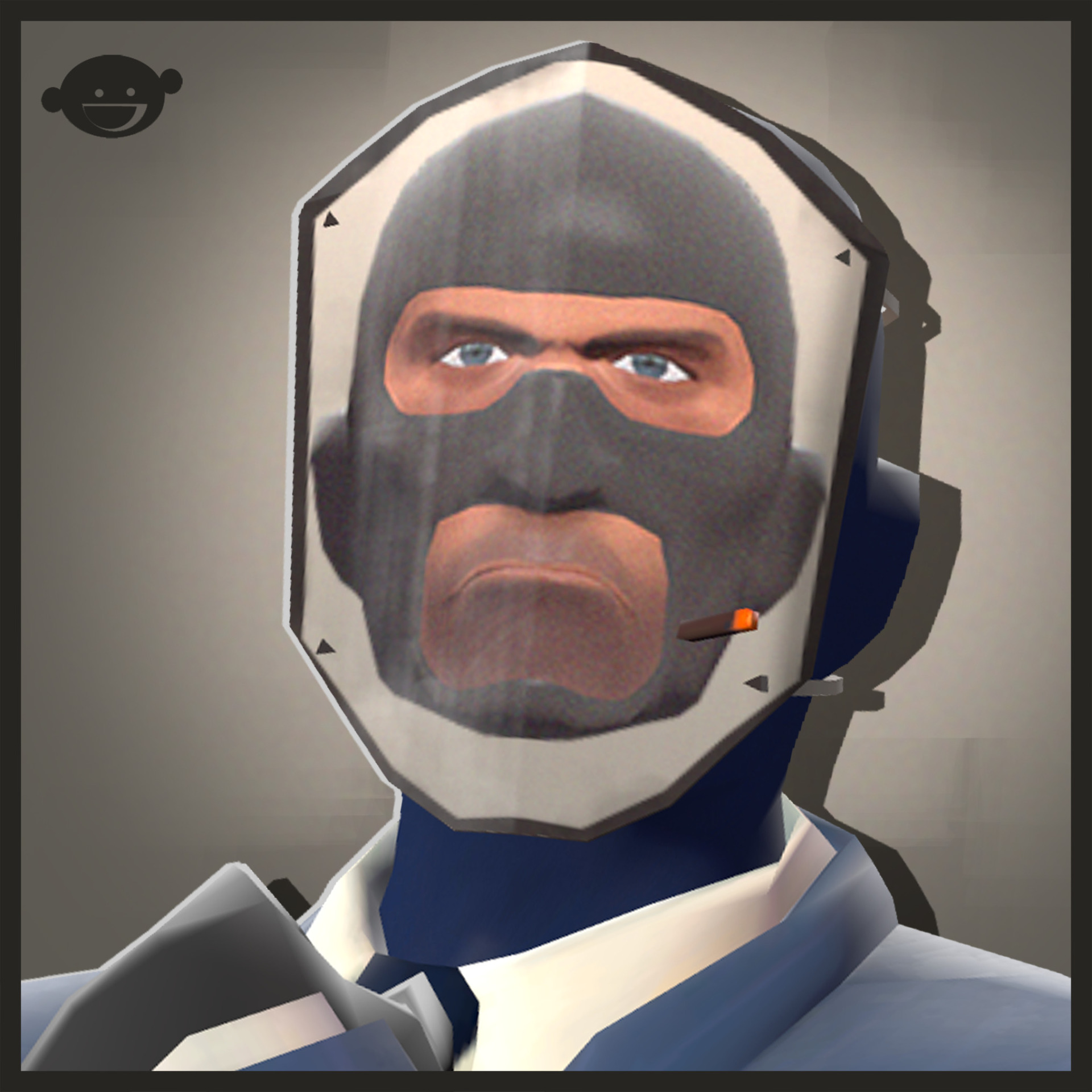 High Quality Masked Spy Blank Meme Template