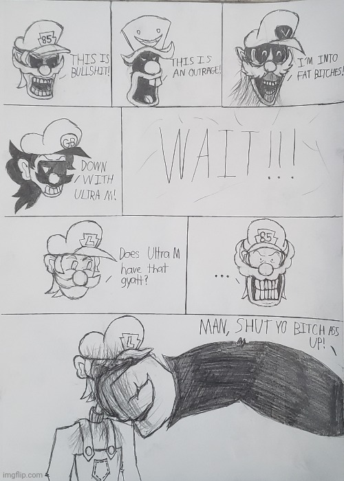 Strike | image tagged in mario's madness,comic,drawing | made w/ Imgflip meme maker