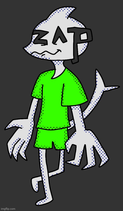 My new planet dob oc: zap | image tagged in zap | made w/ Imgflip meme maker