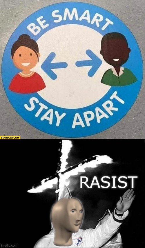 image tagged in meme man rasist | made w/ Imgflip meme maker