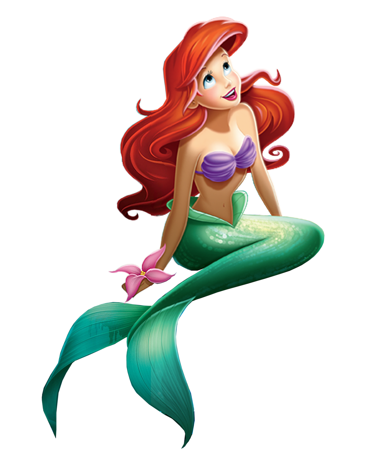 High Quality ariel beautiful mermaid Blank Meme Template