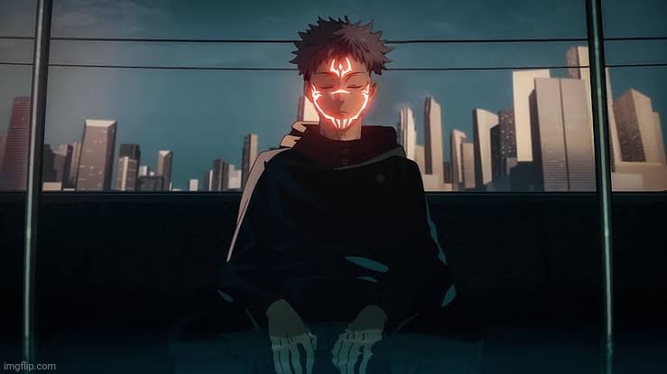 Sukuna in Yuji | image tagged in sukuna in yuji | made w/ Imgflip meme maker