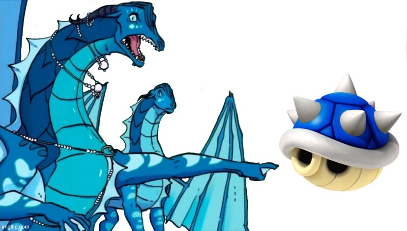 Queen Coral pointing | image tagged in queen coral pointing | made w/ Imgflip meme maker