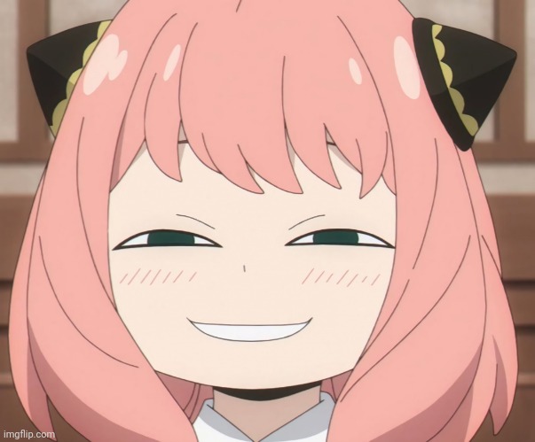 Anya Smirk Face | image tagged in anya smirk face | made w/ Imgflip meme maker