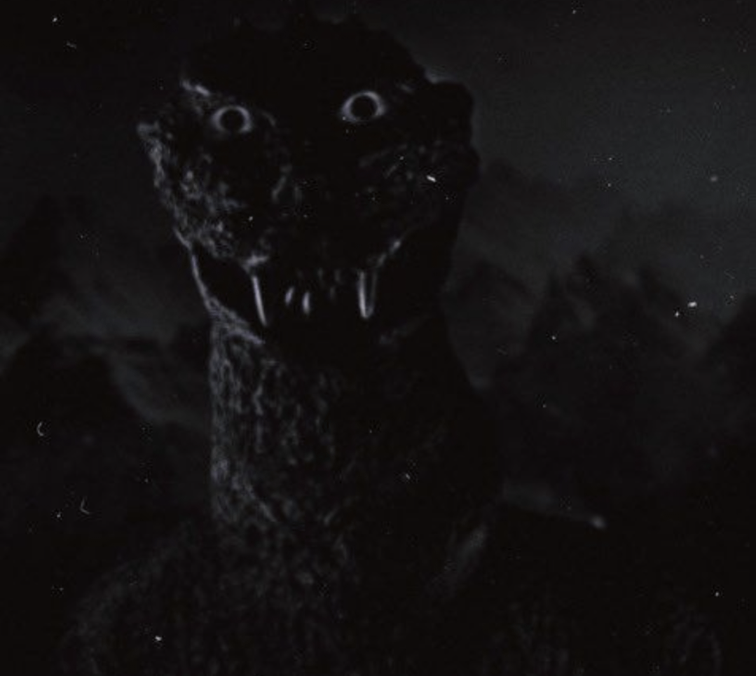 Analog Godzilla reaction Blank Meme Template