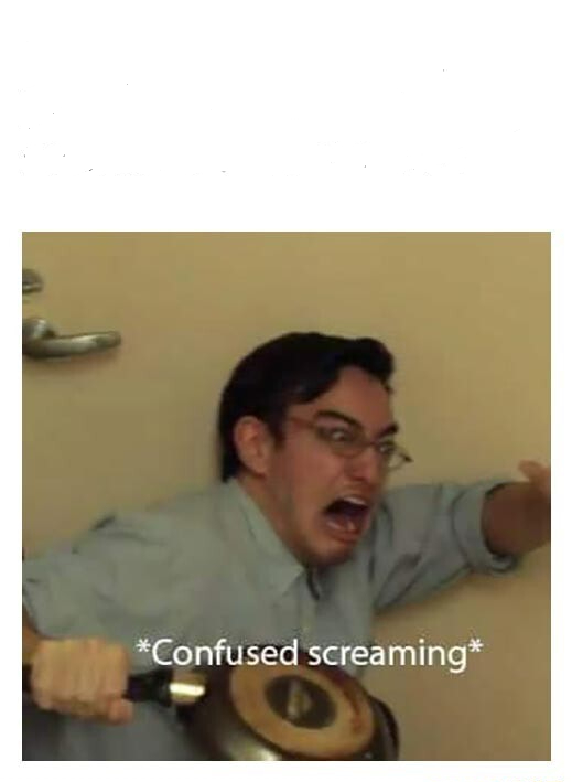 confused screaming Blank Meme Template