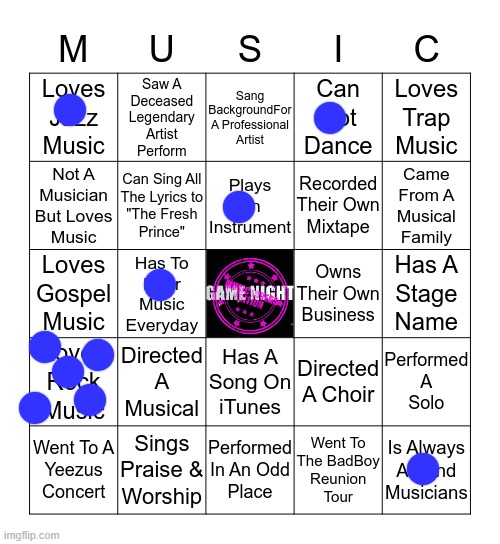 music music music | image tagged in bingo,planes,navy,jazzy,women,fun | made w/ Imgflip meme maker