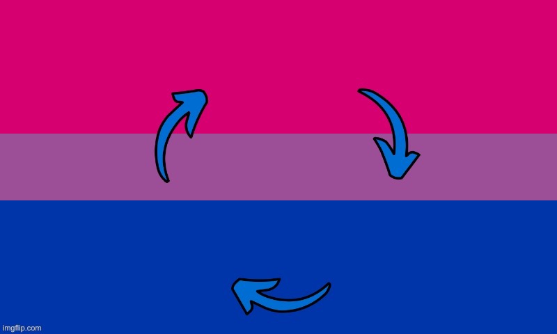 Bicycle | image tagged in bi,bisexual,bisexual flag,lgbtq,puns,bicycle | made w/ Imgflip meme maker