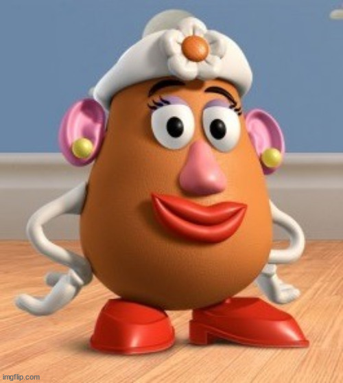 Mrs. Potato Head | image tagged in mrs potato head | made w/ Imgflip meme maker